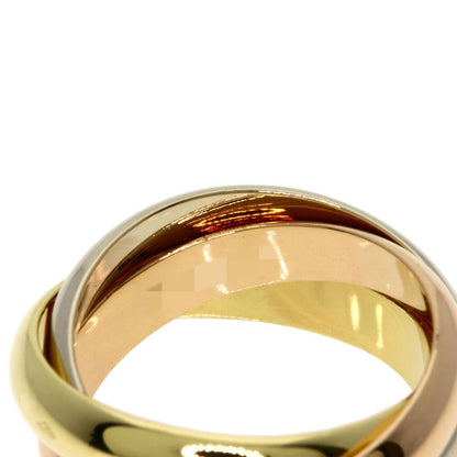 Cartier Trinity MM 51 Ring 18K Yellow Gold 18K Pink White