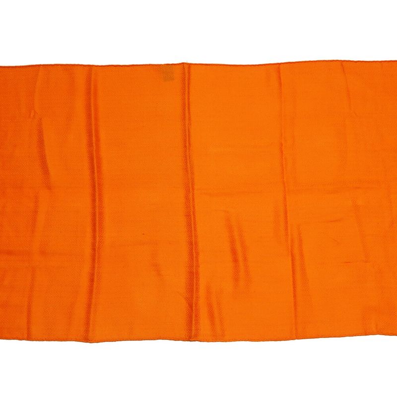 Hermes Shawl Scarf New Libris Cashmere Silk Orange