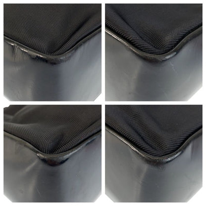 Gucci Bamboo Black Nylon Leather 000 Tote