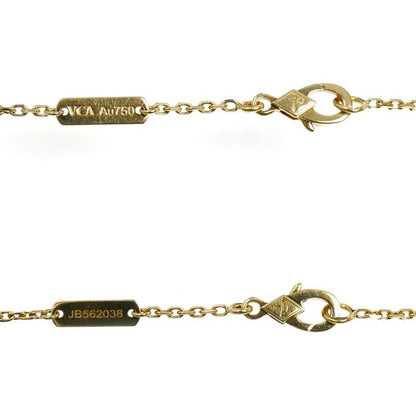 Van Cleef & Arpels 18K Yellow Gold Vintage Alhambra Necklace