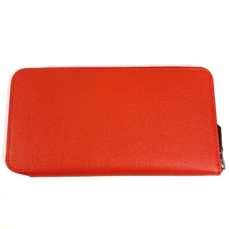 Hermes Wallet Azap Long Silk in Capucines Orange