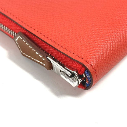 Hermes Wallet Azap Long Silk in Capucines Orange