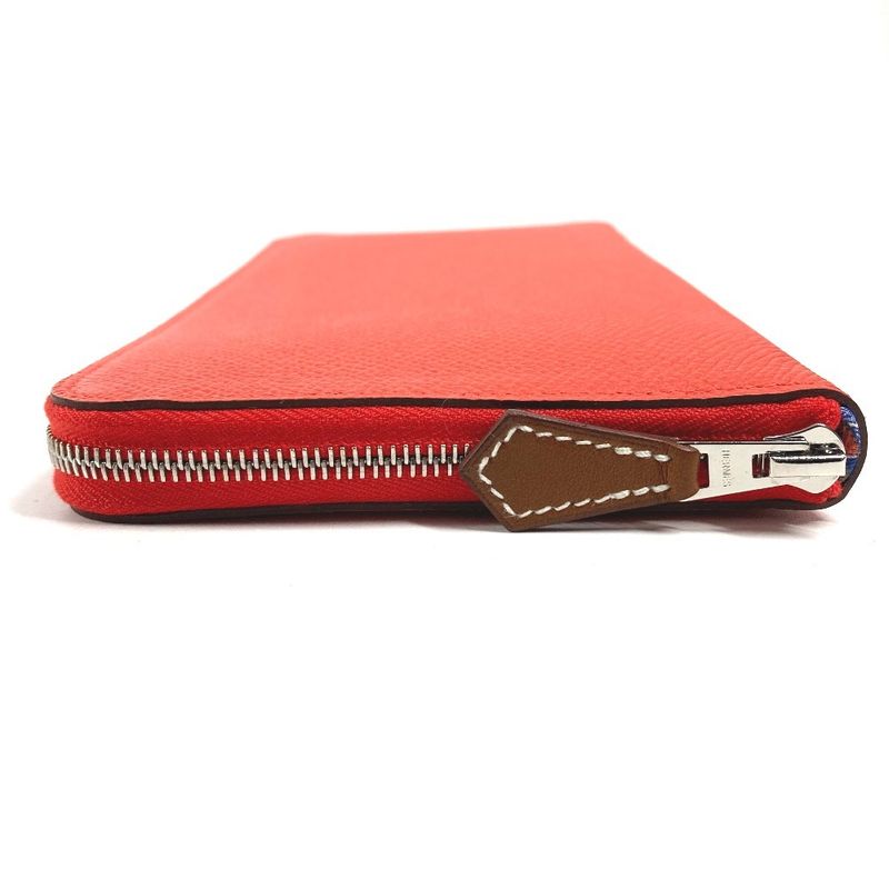 Hermes Wallet Azap Long Silk in Capucines Orange