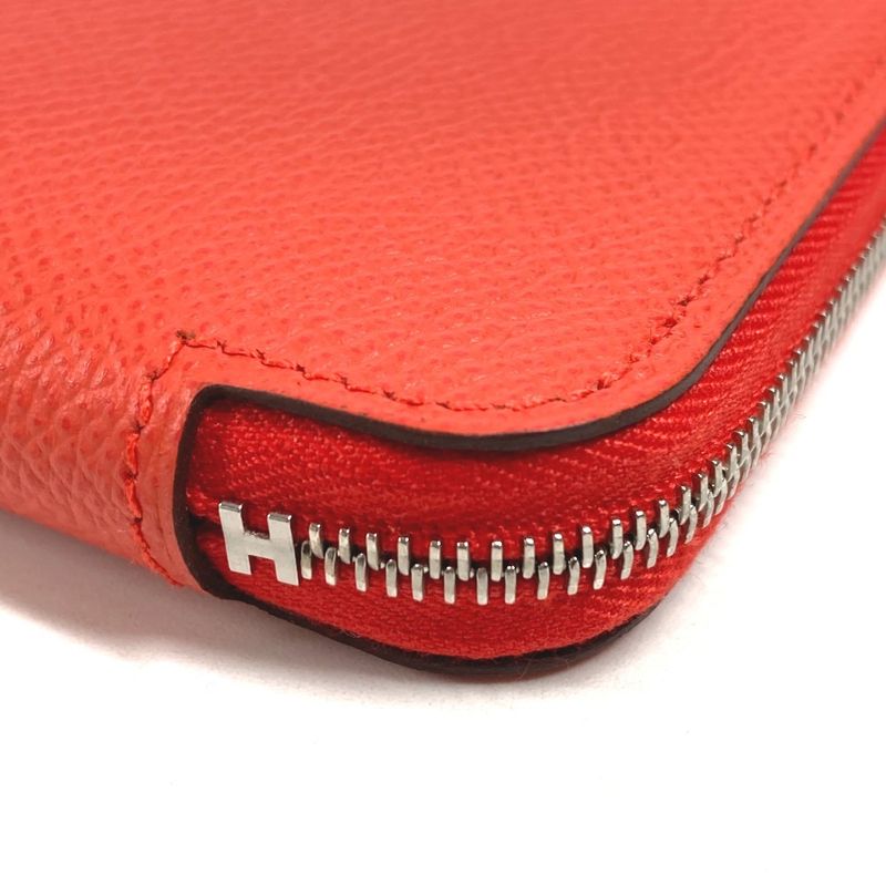 Hermes Wallet Azap Long Silk in Capucines Orange