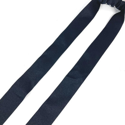 Chanel Headband CC Logo Silk Black