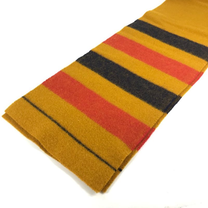 Hermes Scarf Cover le Wool Yellow- X Red X Navy