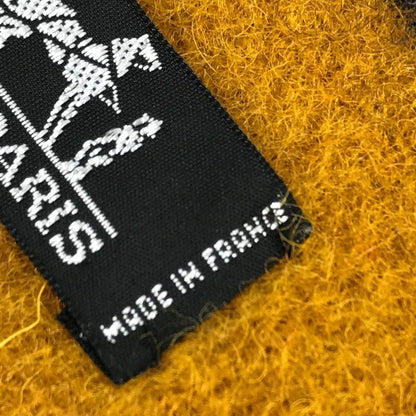 Hermes Scarf Cover le Wool Yellow- X Red X Navy