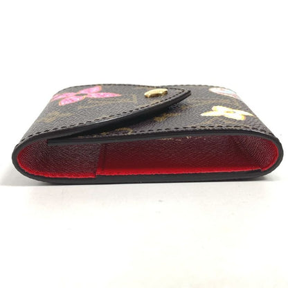 Louis Vuitton Note Cover Pad Pouch Monogram Canvas Brown X Red