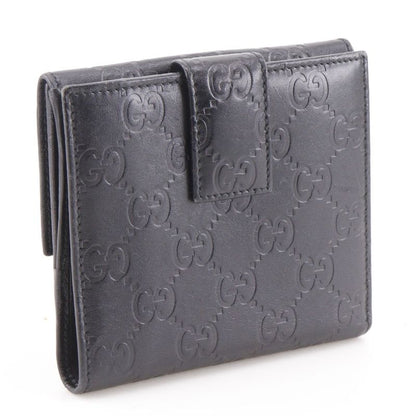 Gucci GG Guccissima Leather Black Bifold Wallet