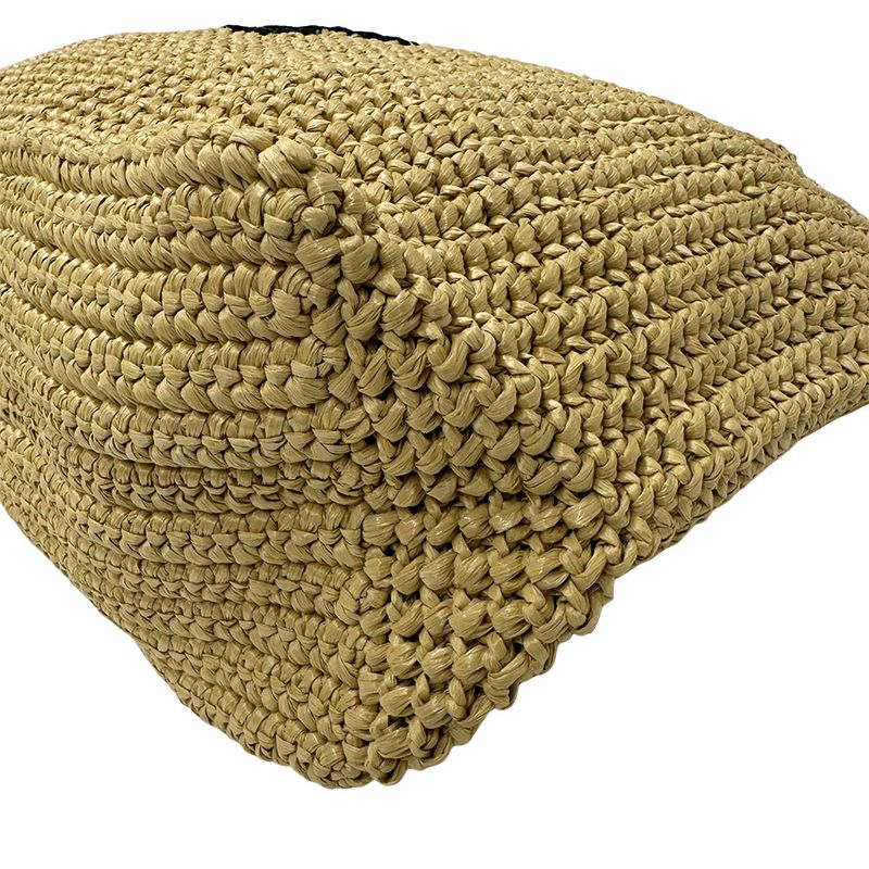 Prada Tote Raffia Natural Yellow