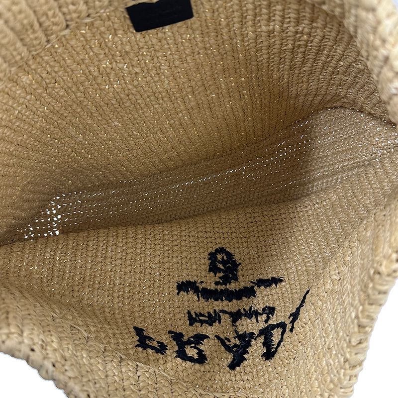 Prada Tote Raffia Natural Yellow