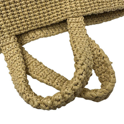 Prada Tote Raffia Natural Yellow