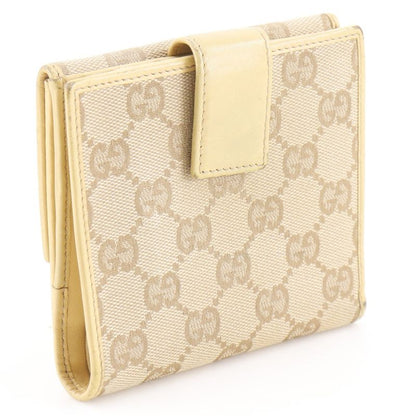 Gucci GG Canvas Beige Bifold Wallet