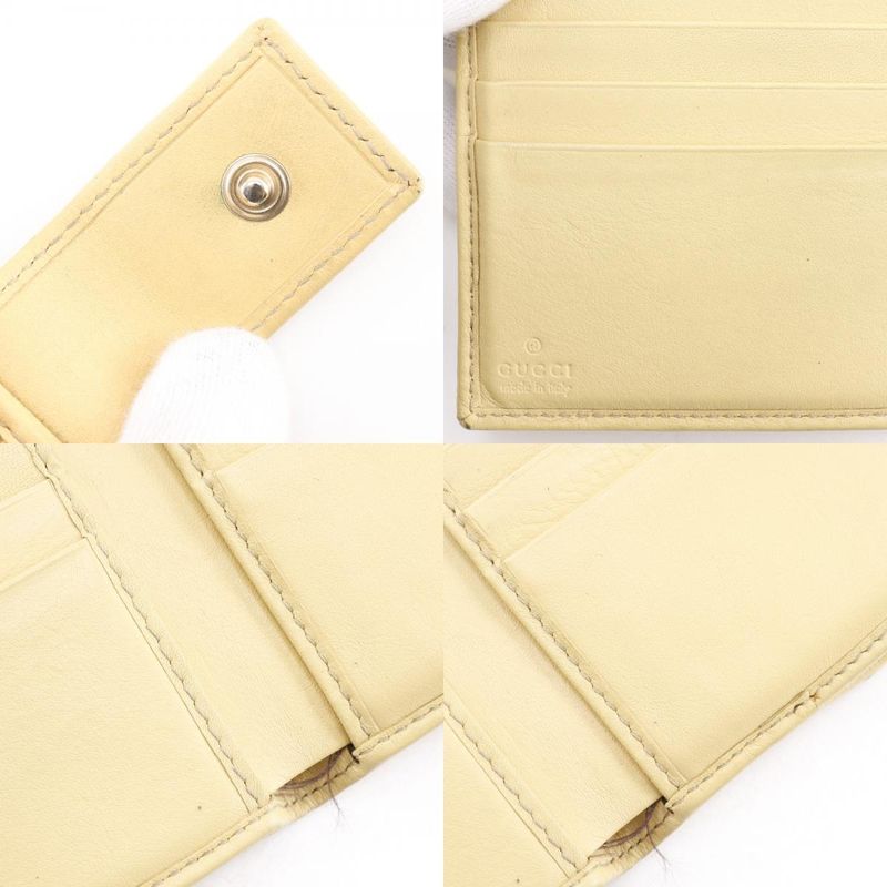 Gucci GG Canvas Beige Bifold Wallet