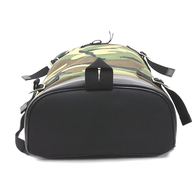 Saint Laurent Backpack Leather Canvas Ed