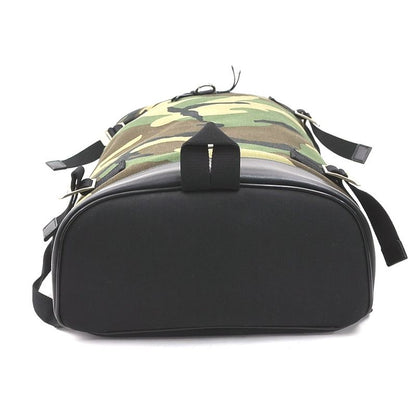 Saint Laurent Backpack Leather Canvas Ed