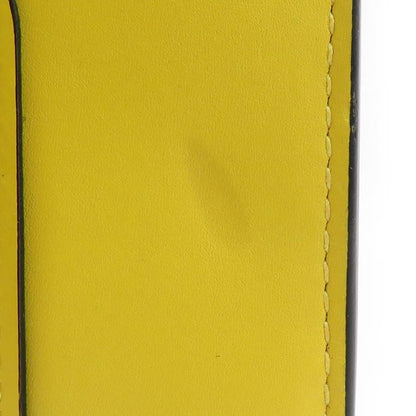 Bvlgari L-shaped Zipper Wallet Yellow X Pink