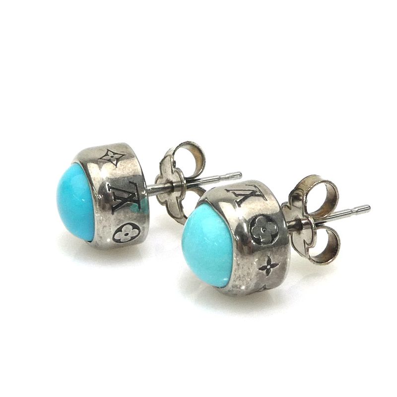Louis Vuitton Earrings Set Turquoise Rodeo Turquoise Blue X