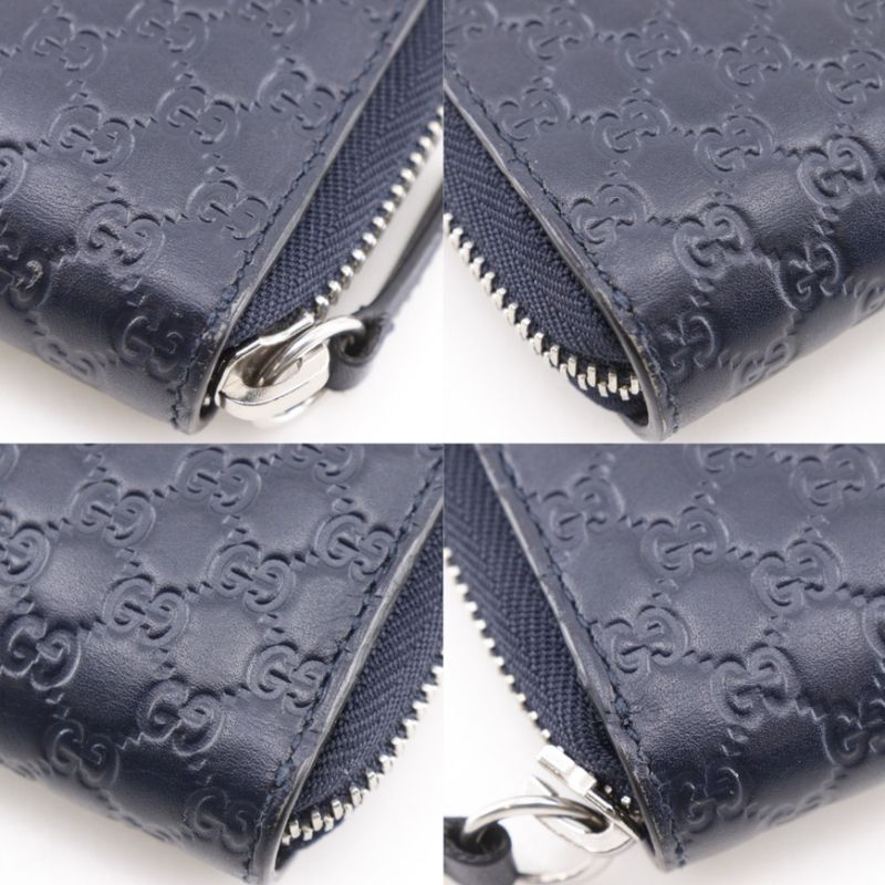 Gucci Organizer GG Guccissima Leather Black Wallet