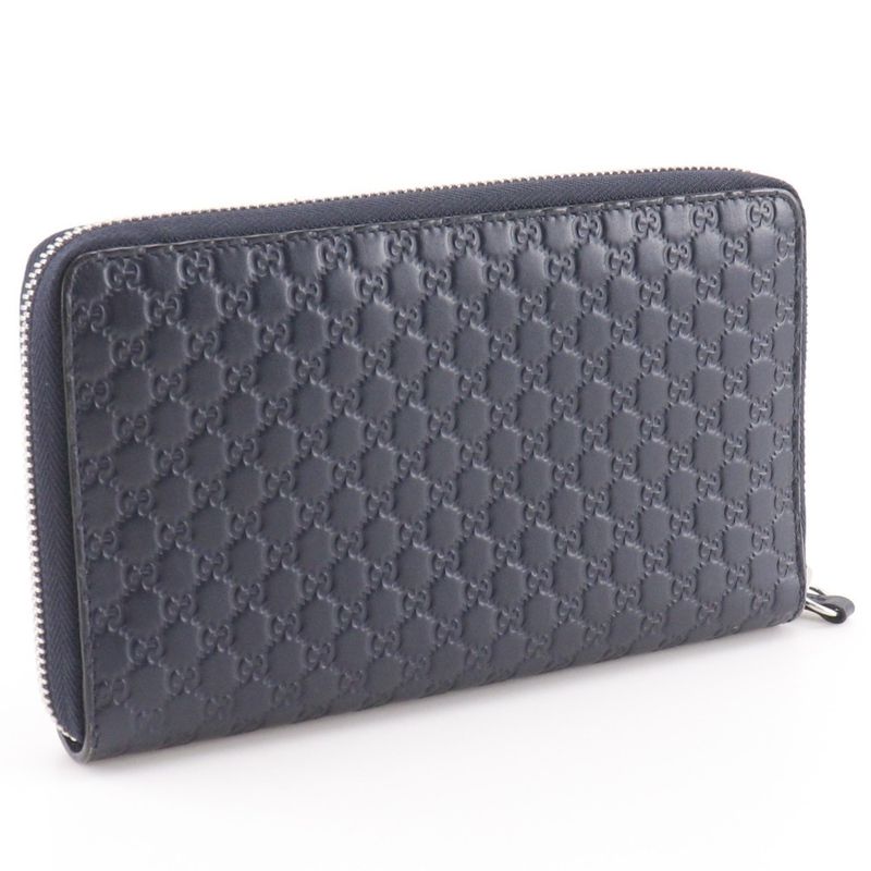 Gucci Organizer GG Guccissima Leather Black Wallet