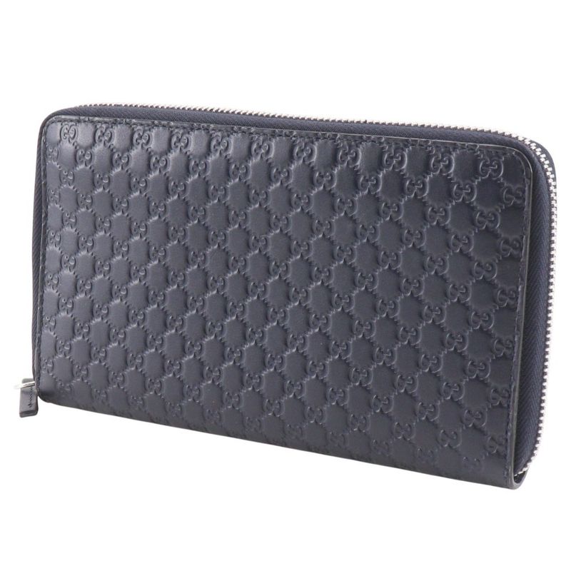 Gucci Organizer GG Guccissima Leather Black Wallet