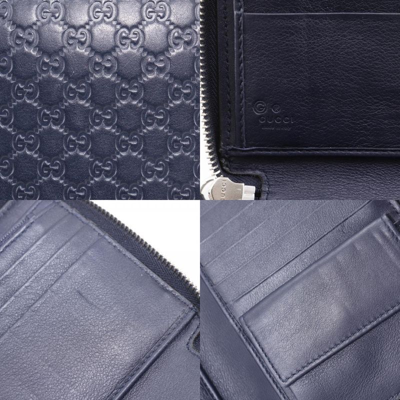 Gucci Organizer GG Guccissima Leather Black Wallet