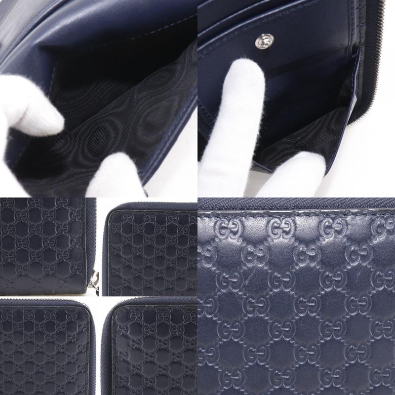 Gucci Organizer GG Guccissima Leather Black Wallet
