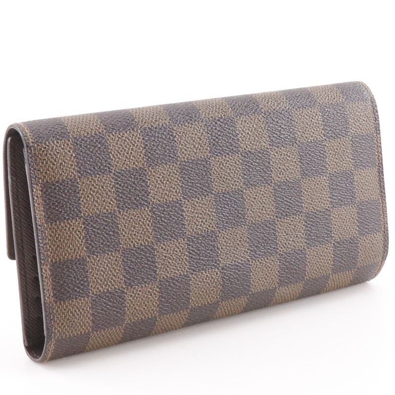 Louis Vuitton Portefeuille International Damier Canvas Brown