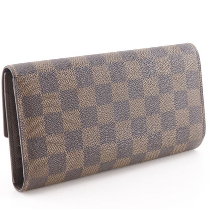 Louis Vuitton Portefeuille International Damier Canvas Brown