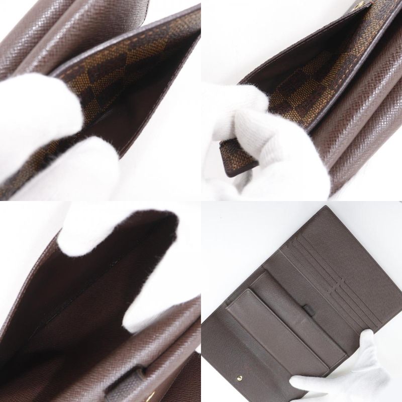 Louis Vuitton Portefeuille International Damier Canvas Brown