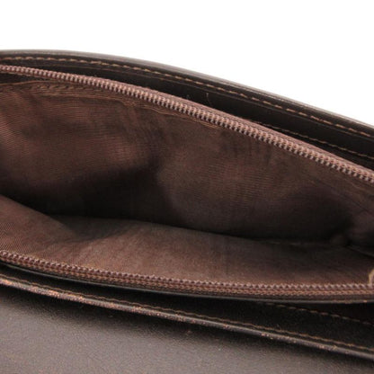 Celine Macadam Pattern Wallet Bifold Brown All Over Logo
