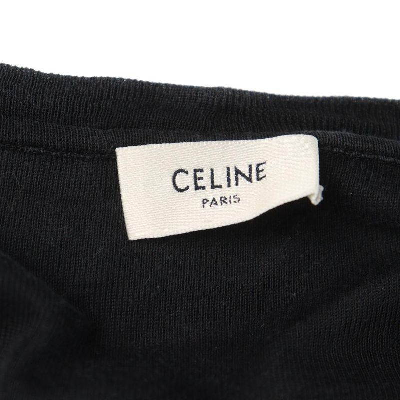 Celine T-Shirt in Silk Jersey Short Sleeve