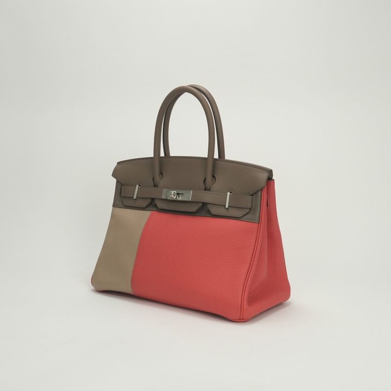 Hermes Birkin 30 Kazak 30 Tote Swift Rosejaipur Etoupe Argile