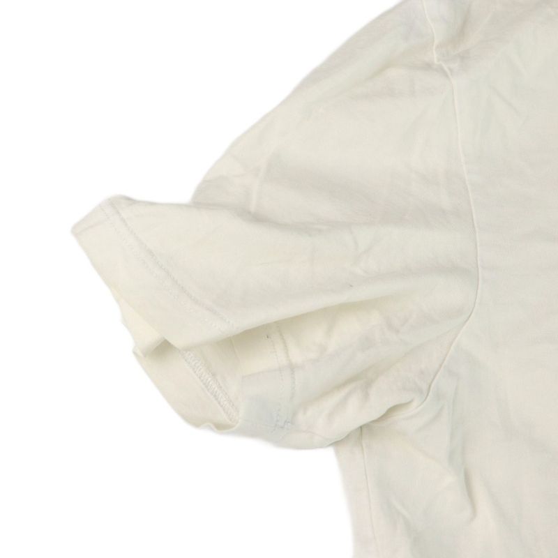 Fendi T-Shirt Short Sleeve Logo Zucca Pattern L White