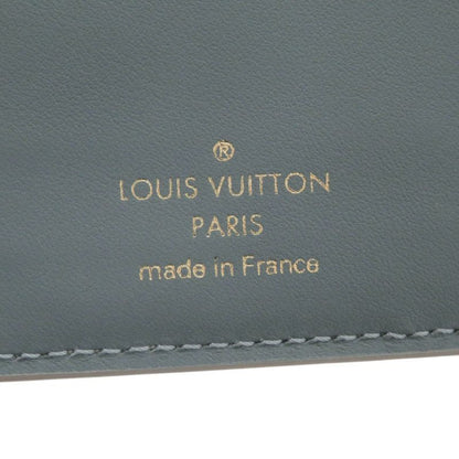 Louis Vuitton Portefeuille Flight Mode Monogram Mahina IC Tag Pink Blue