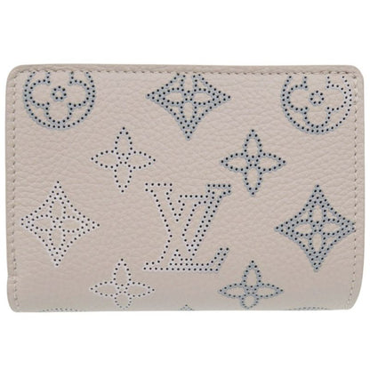 Louis Vuitton Portefeuille Flight Mode Monogram Mahina IC Tag Pink Blue