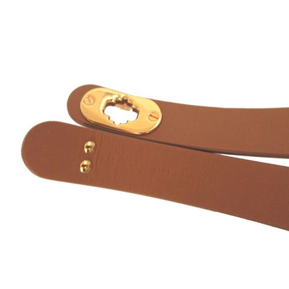 Dior 30 Montaigne S Leather Brown Double Bracelet