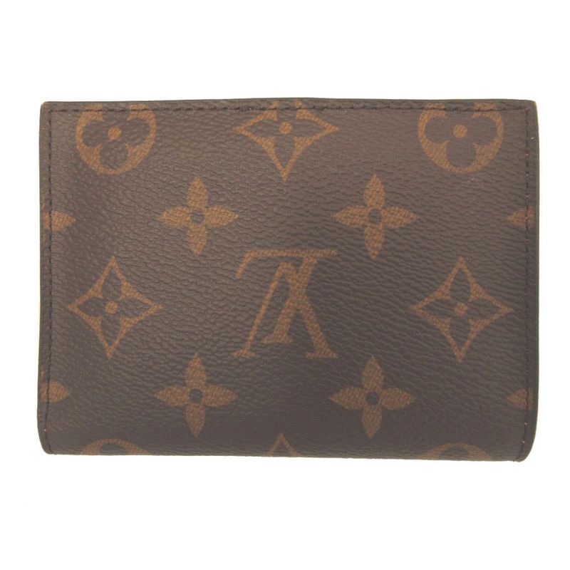 Louis Vuitton Portefeuille Lisa Monogram Brown Bifold Wallet Brown Pink