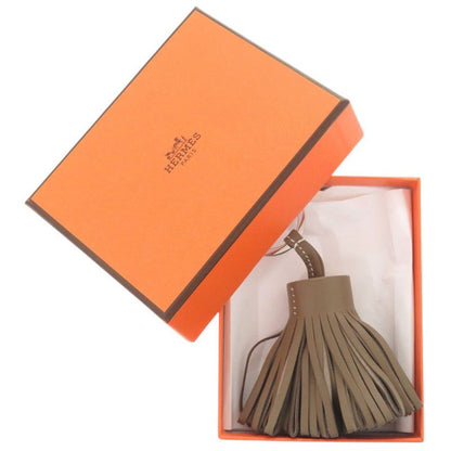 Hermes Bag Charm Fringe Carmen Agneau Milo Etoupe Ed Key
