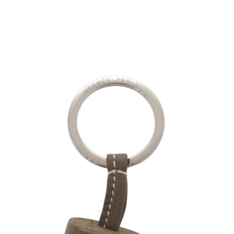 Hermes Bag Charm Fringe Carmen Agneau Milo Etoupe Ed Key