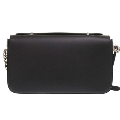Gucci Double Leather Black Shoulder Bag