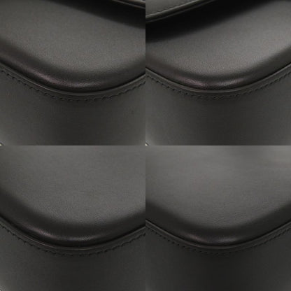 Gucci Double Leather Black Shoulder Bag