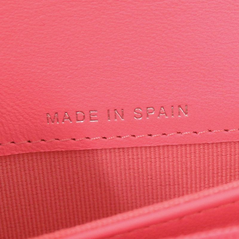 Chanel Star CC Logo Quilted Lambskin Pink Wallet