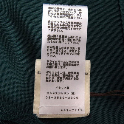 Hermes Knit Sweater Long Sleeve Silk Polyamide Green