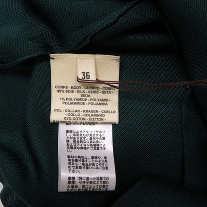 Hermes Knit Sweater Long Sleeve Silk Polyamide Green