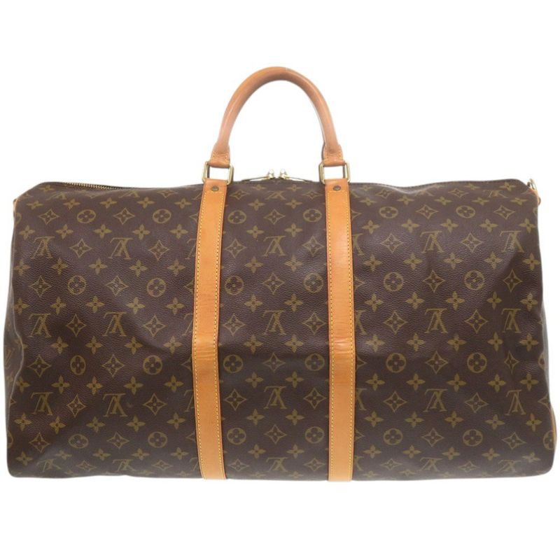 Louis Vuitton Keepall Bandouliere 55 Monogram Boston Bag