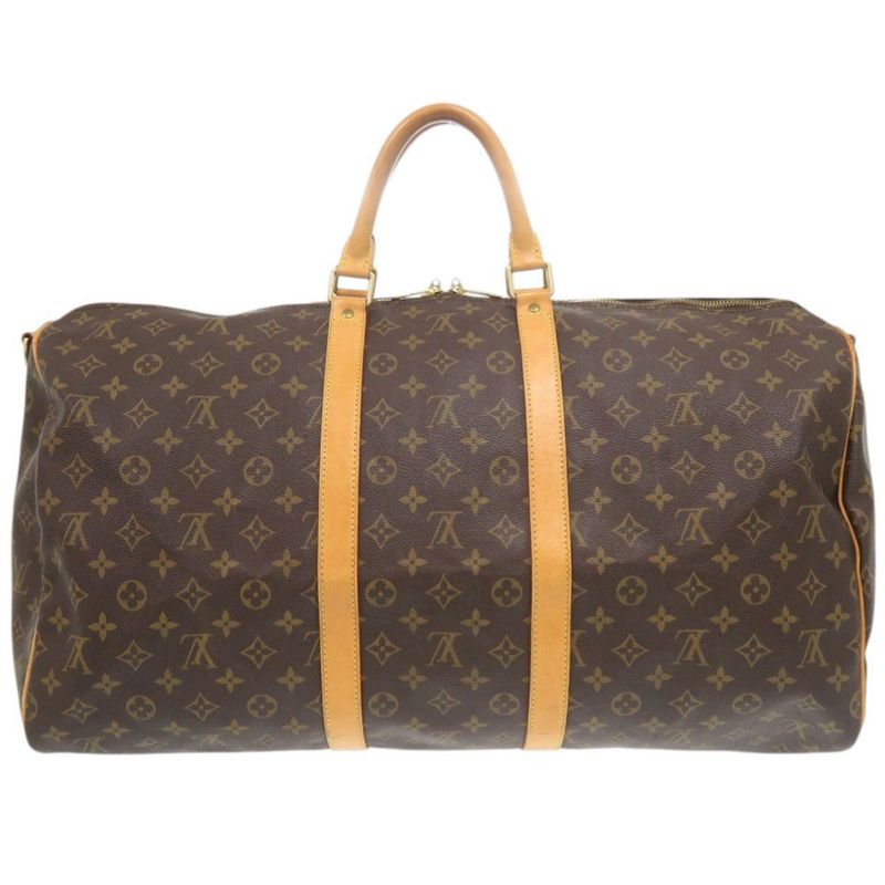 Louis Vuitton Keepall Bandouliere 55 Monogram Boston Bag