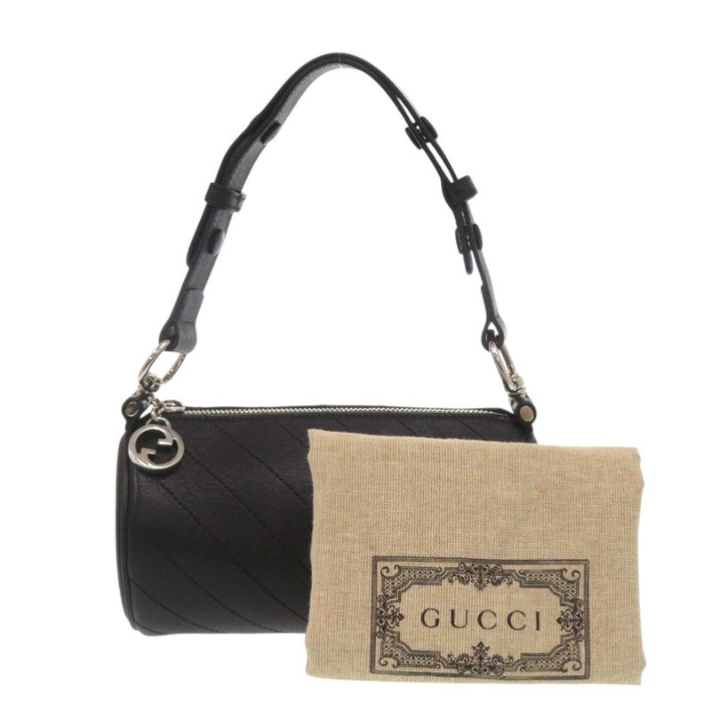 Gucci Blondie Shoulder Bag Leather Black