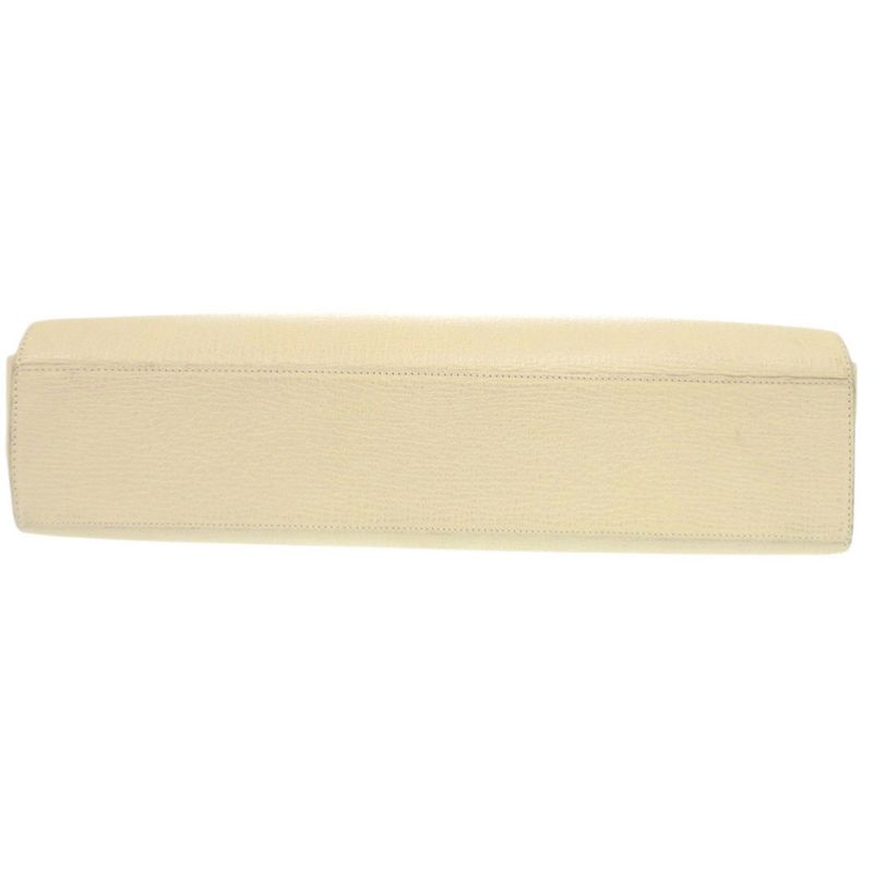 Loewe Logo Leather Ivory Tote