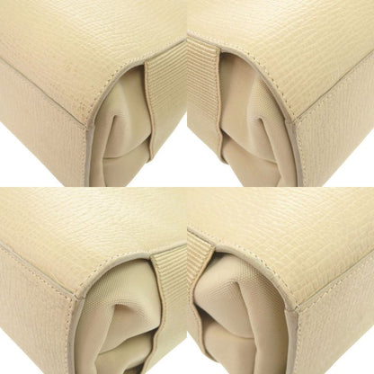 Loewe Logo Leather Ivory Tote